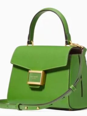 SOLD! Kate Spade New York Katy Kelly Green Top-Handle Crossbody Satchel RP $398